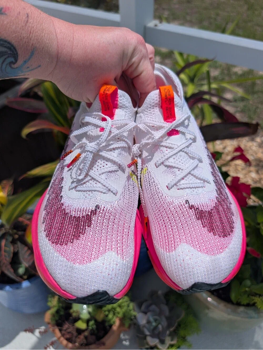 Nike Air Zoom Alphafly NEXT% Flyknit Men's 6.5 Women's 8 Rawdacious DJ5455-100